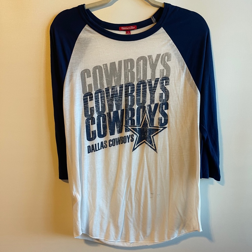 Dallas Cowboys 3/4 Sleeve T-shirt